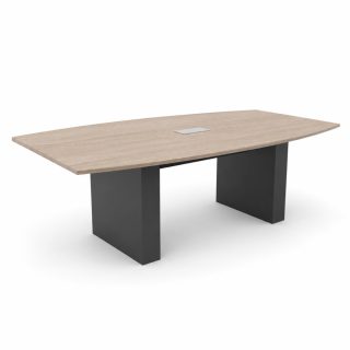 Mesa de Reunión Arko 240 para 8 personas con cubierta Toscana y patas grafito